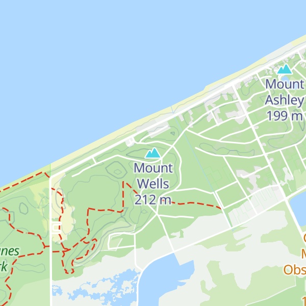 Map of Mount Wells