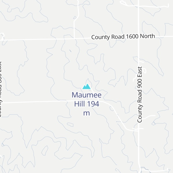 Map of Maumee Hill