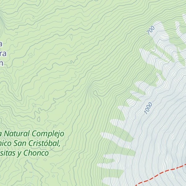 Map of Loma Las Brujas