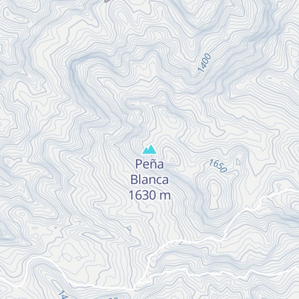 Map of Peña Blanca