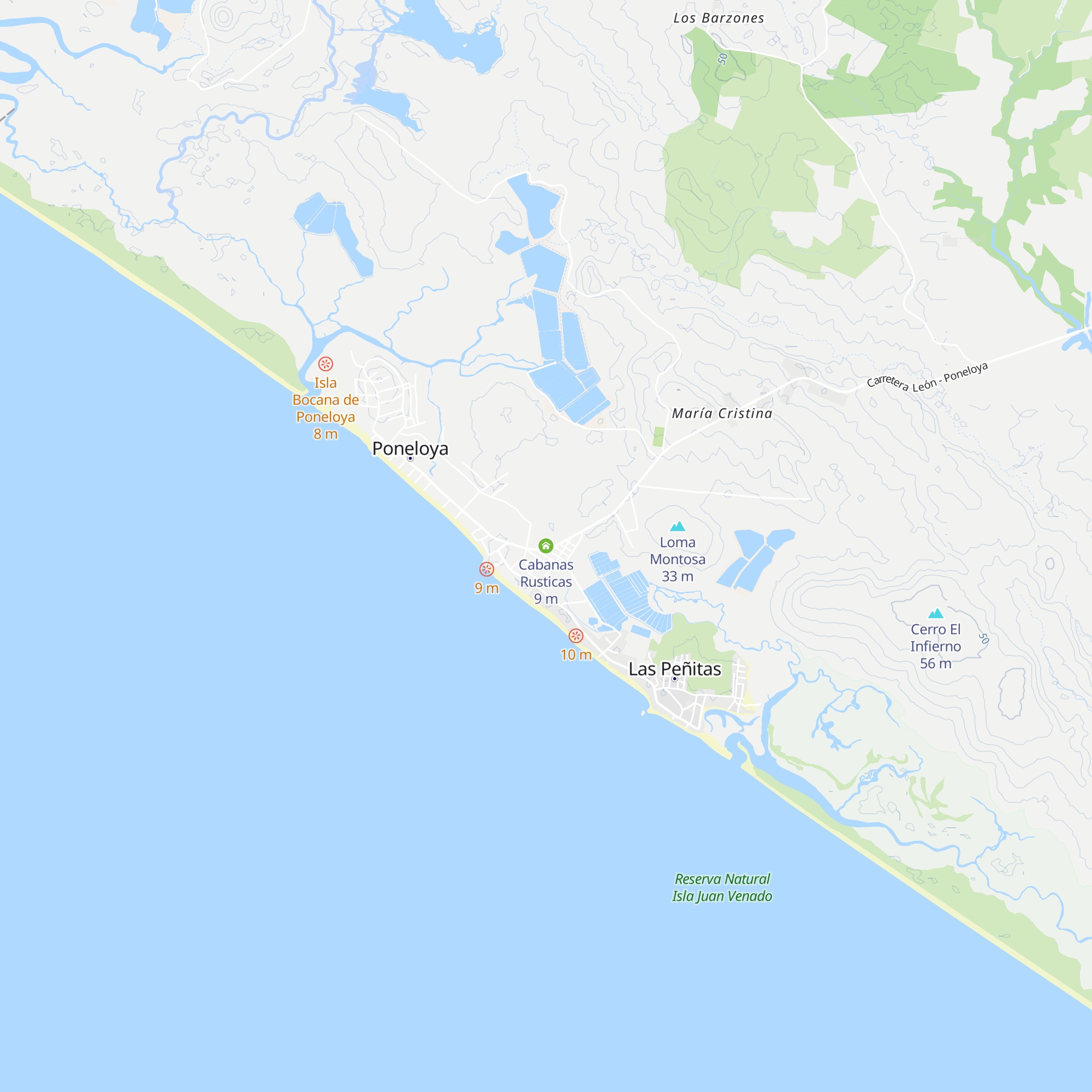 Cabanas Rusticas map