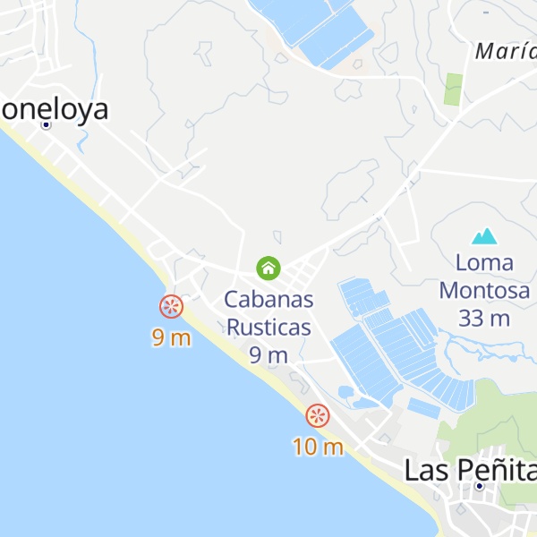 Map of Cabanas Rusticas