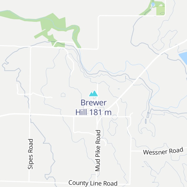 Map of Brewer Hill