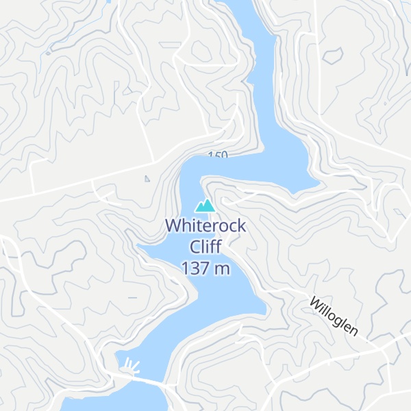 Map of Whiterock Cliff