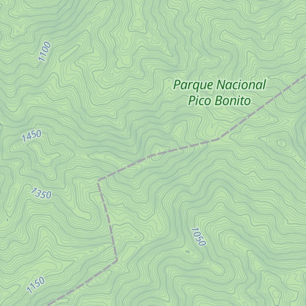 Map of Cerro Colindad