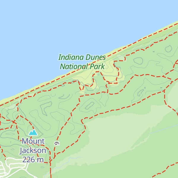 Map of Mount Russell