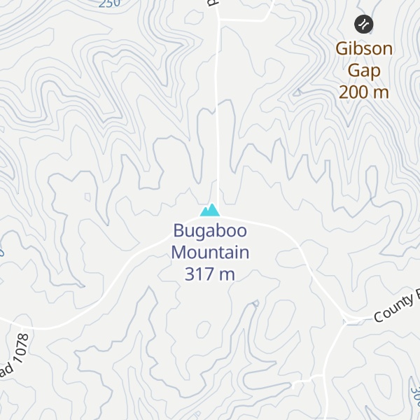 Map of Bugaboo Mountain