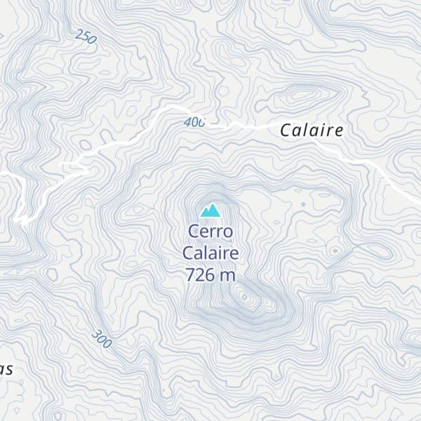 Map of Cerro Calaire