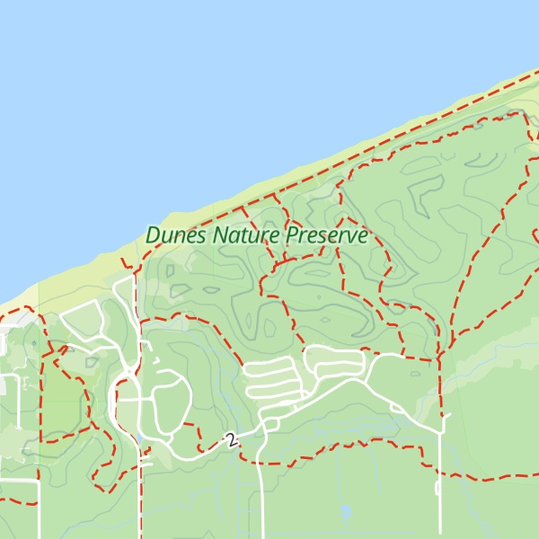 Map of Mount Tom