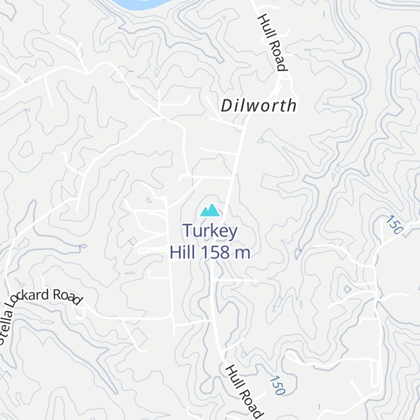 Map of Turkey Hill