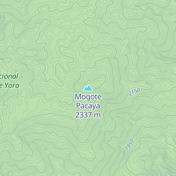 Map of Mogote Pacaya