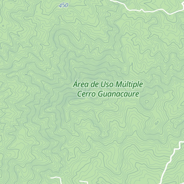 Map of Cerro Guanacaure