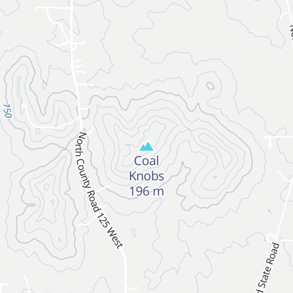 Map of Coal Knobs
