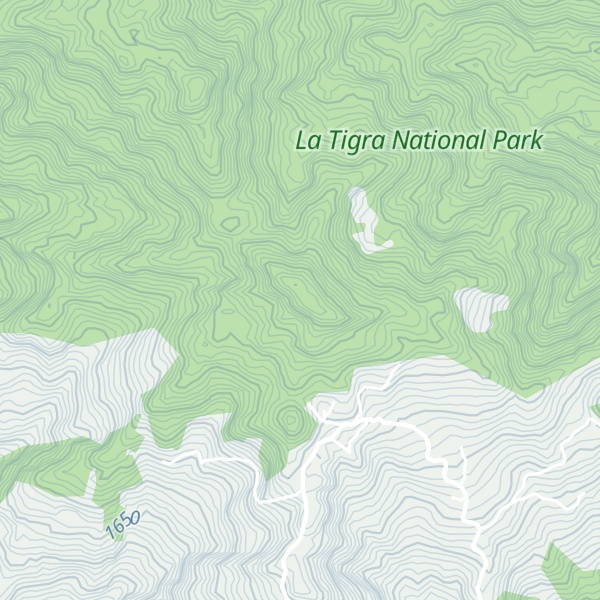 Map of Cerro El Granadillo