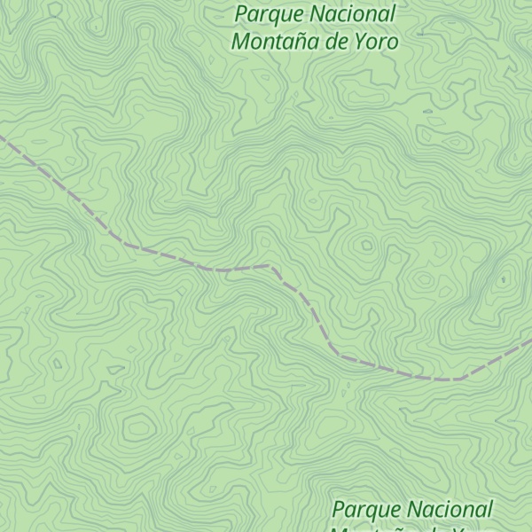 Map of Cerro de Yoro
