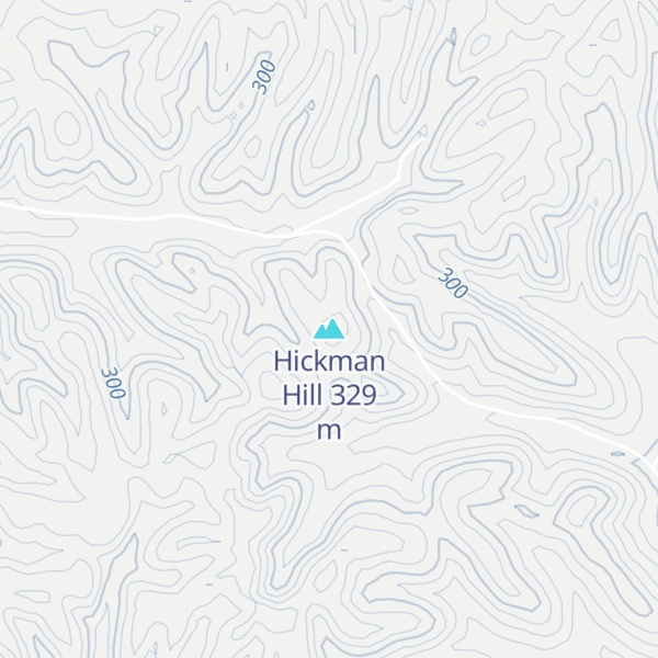 Map of Hickman Hill