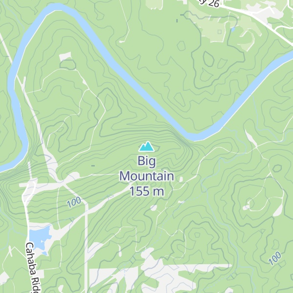 Map of Big Mountain