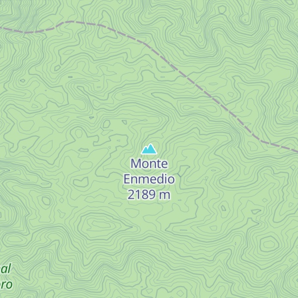 Map of Monte Enmedio