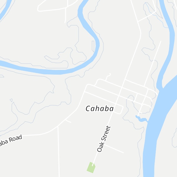Map of Old Cahawba Archaeological Park Visitor's Center