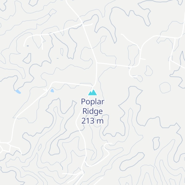 Map of Poplar Ridge