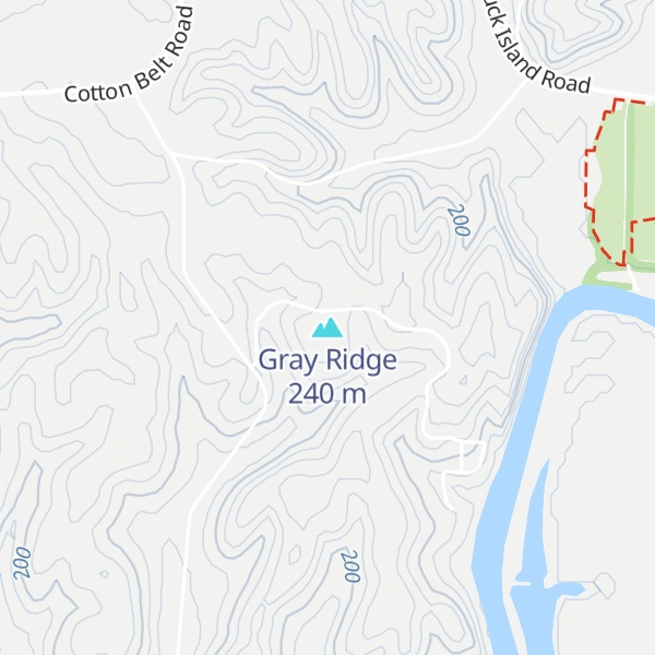 Map of Gray Ridge