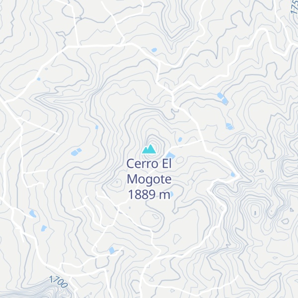 Map of Cerro El Mogote