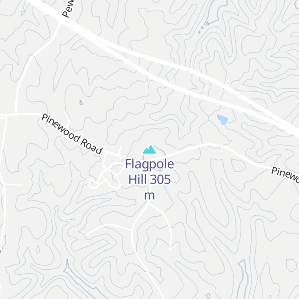 Map of Flagpole Hill