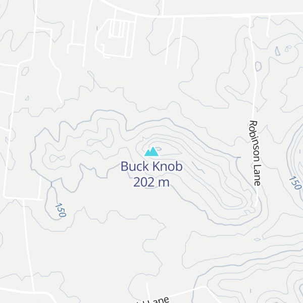 Map of Buck Knob