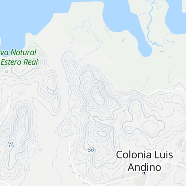 Map of Cerro El Tempisque
