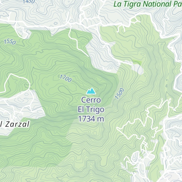 Map of Cerro El Trigo