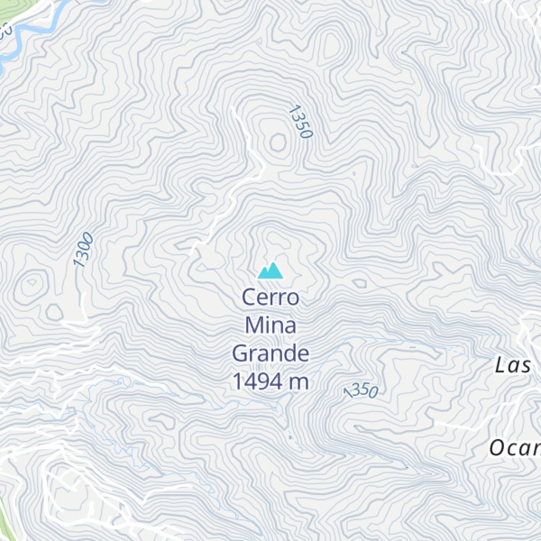 Map of Cerro Mina Grande