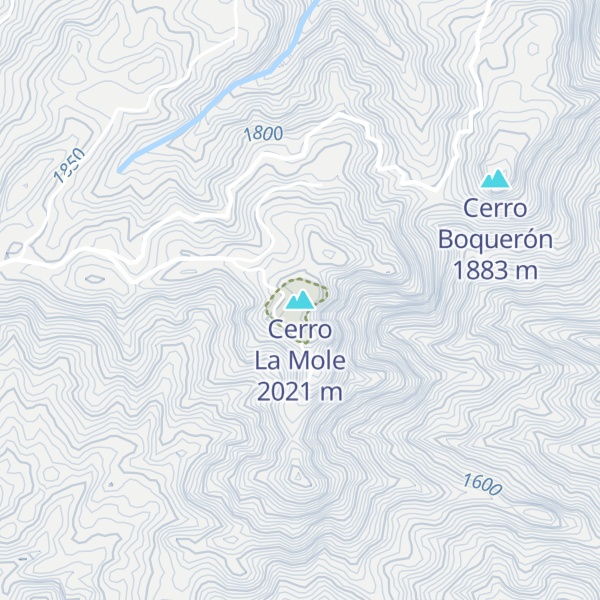 Map of Cerro La Mole