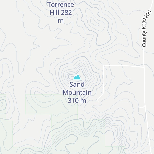 Map of Sand Mountain