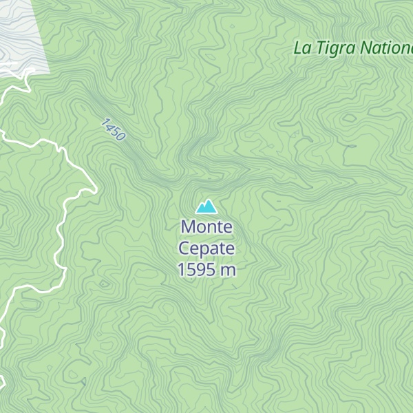Map of Monte Cepate