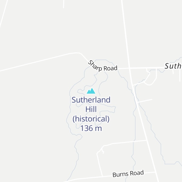 Map of Sutherland Hill (historical)