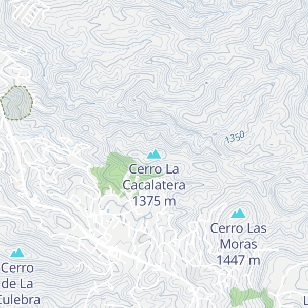Map of Cerro La Cacalatera