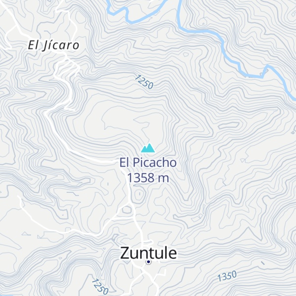 Map of El Picacho
