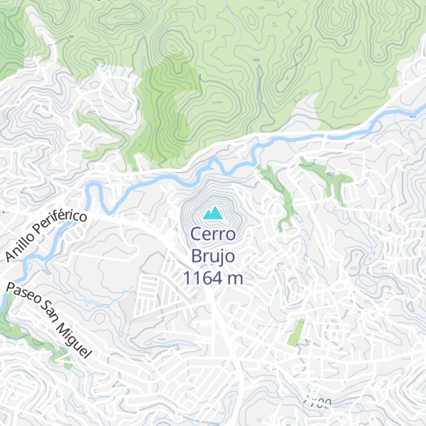 Map of Cerro Brujo