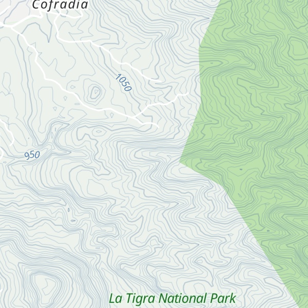 Map of Cerro Toma de Agua