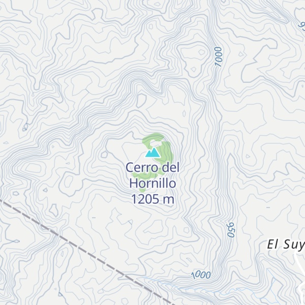 Map of Cerro del Hornillo