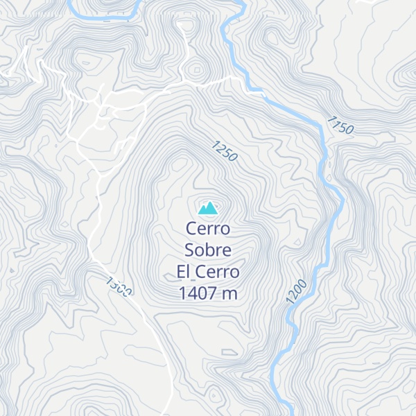 Map of Cerro Sobre El Cerro