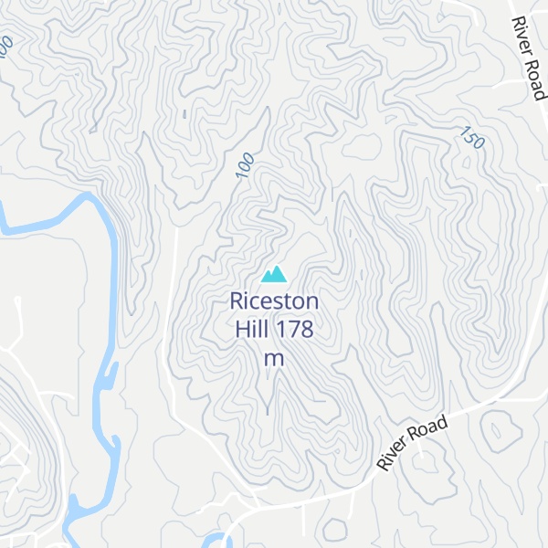 Map of Riceston Hill