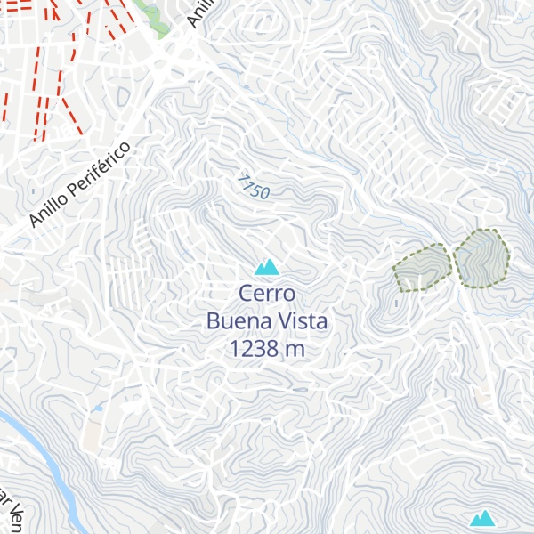 Map of Cerro Buena Vista