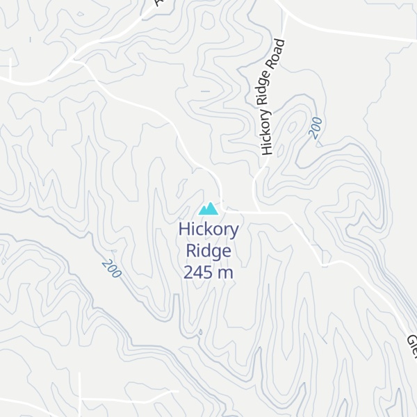 Map of Hickory Ridge