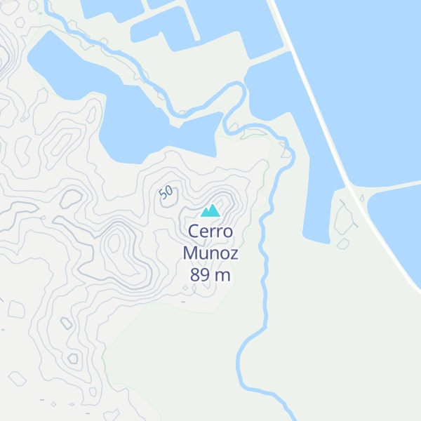 Map of Cerro Munoz