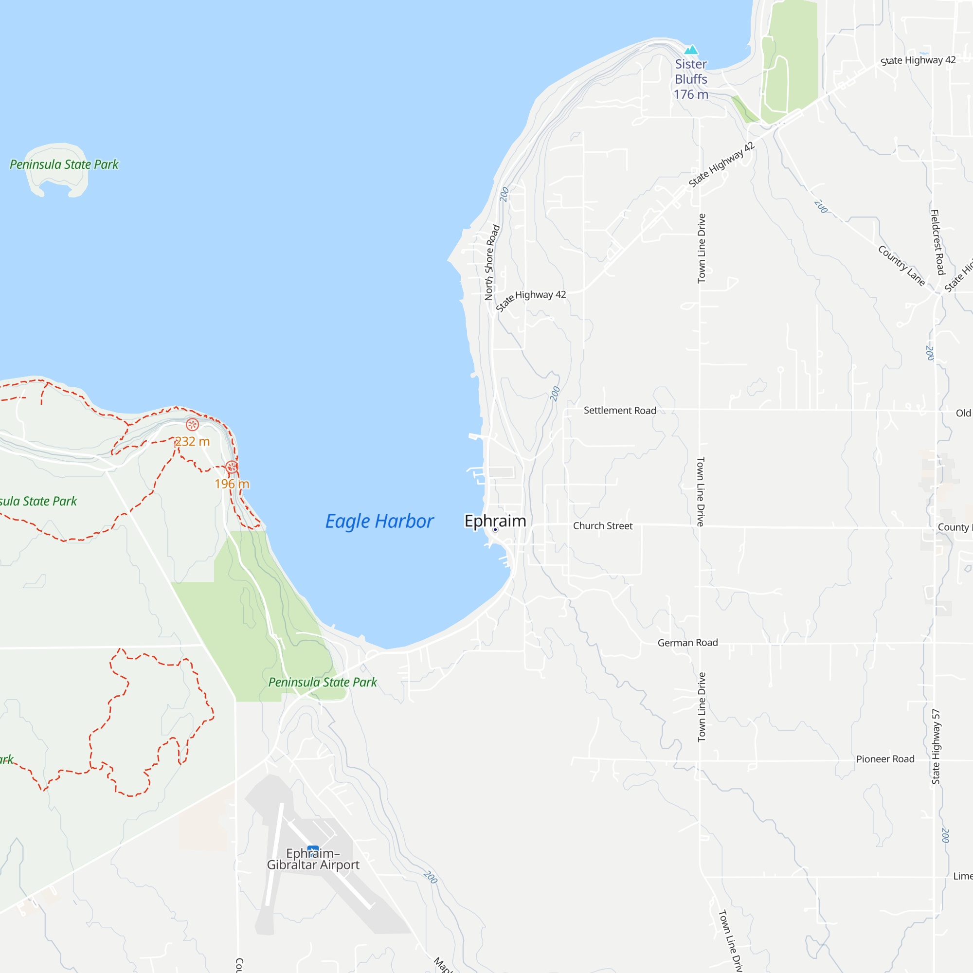 Ephraim Visitor Information Center map