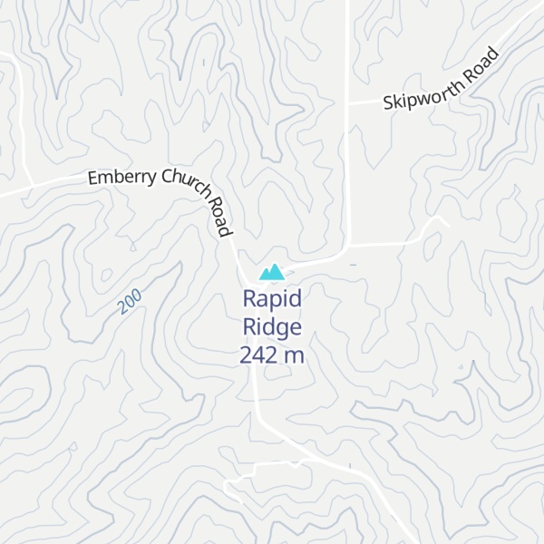 Map of Rapid Ridge