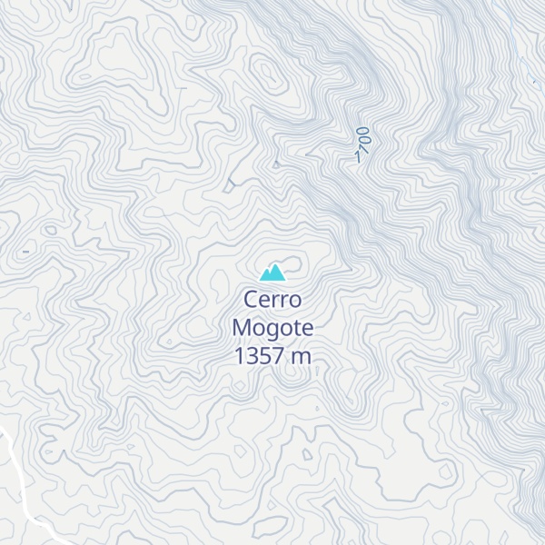 Map of Cerro Mogote