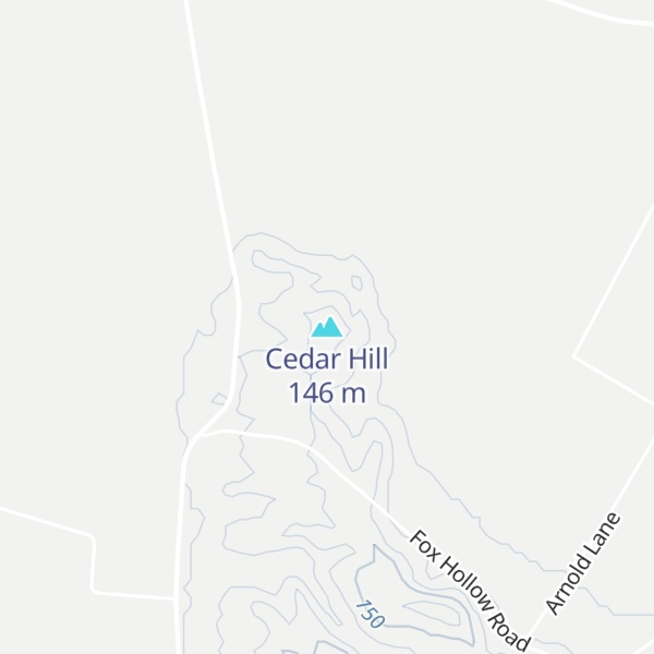 Map of Cedar Hill