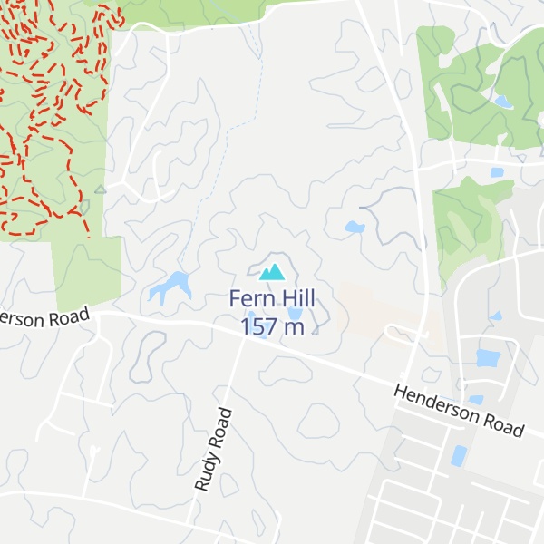 Map of Fern Hill